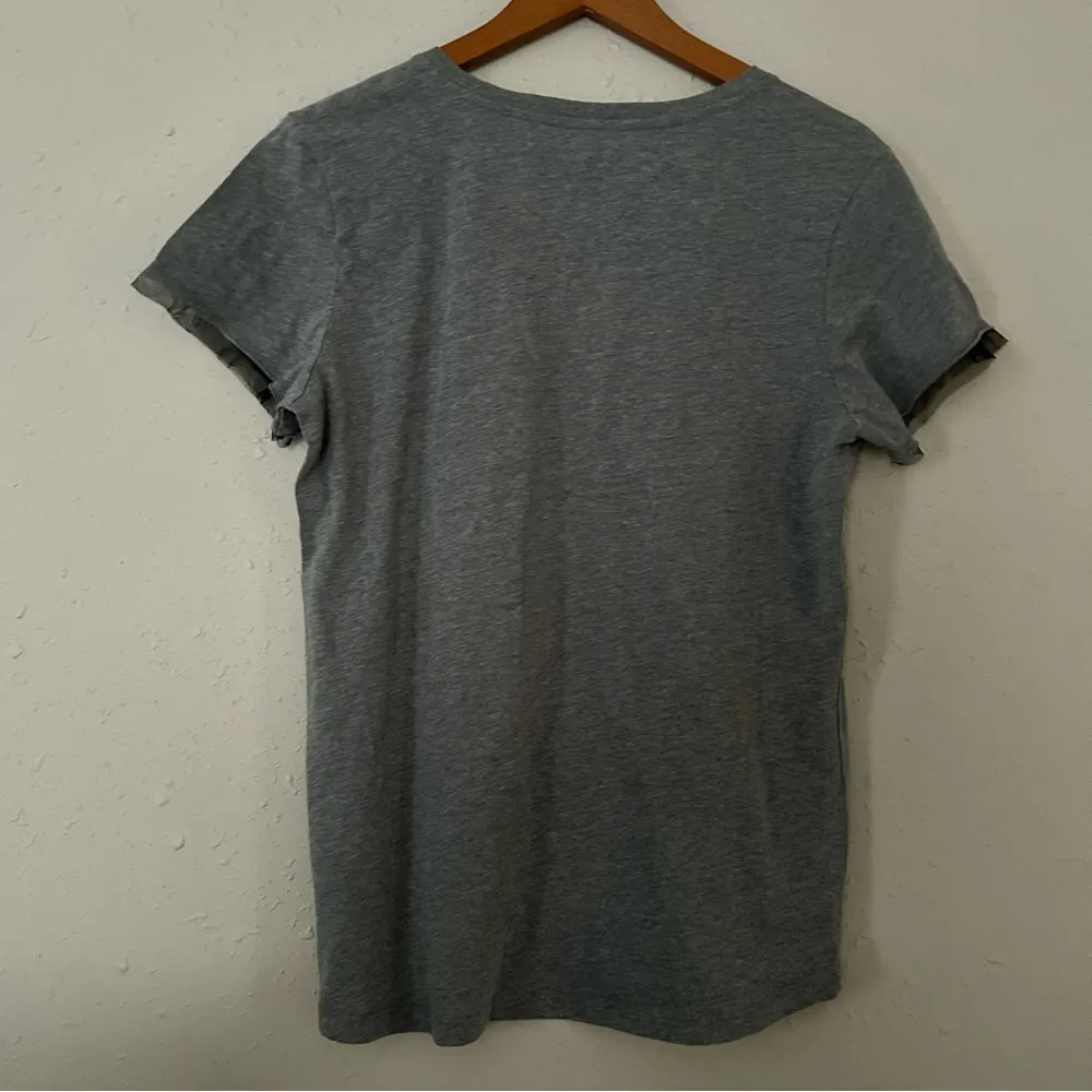 🦋 Disney Frozen Grey Short Sleeve T-Shirt Tee XL Anna Elsa Olaf - Image 3