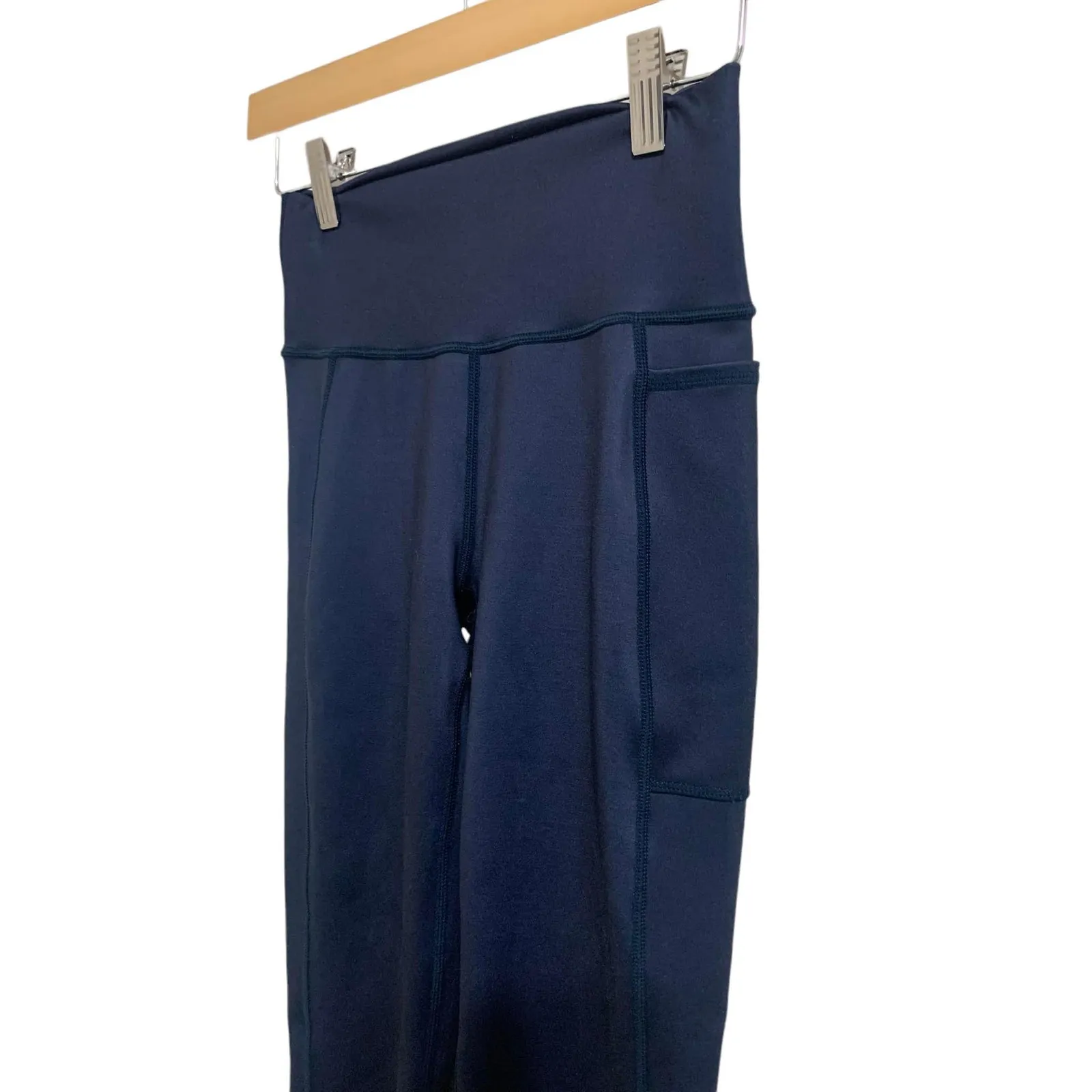 Limited Edition Sweaty Betty Super Sculpt Full Length‎ Leggings Blue Ink Size xs - Image 2