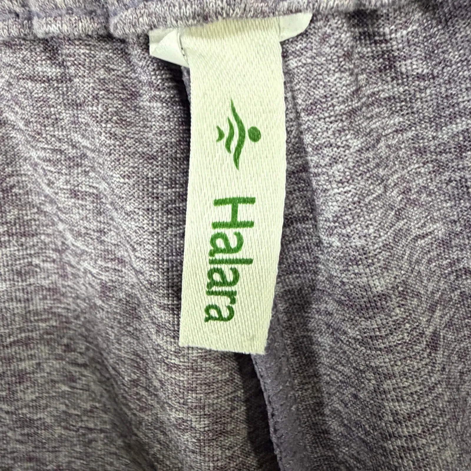 Halara Wide Leg Pants Womens L Purple Drawstring Pocket High Waisted Casual - Image 11