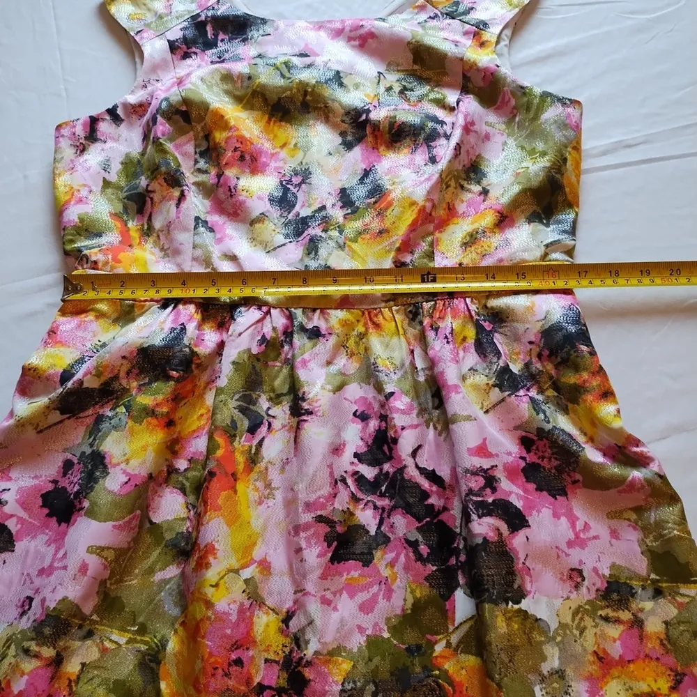 I.N.C  Dress Knee Length sleeveless Floral Size 14 NWT - Image 7