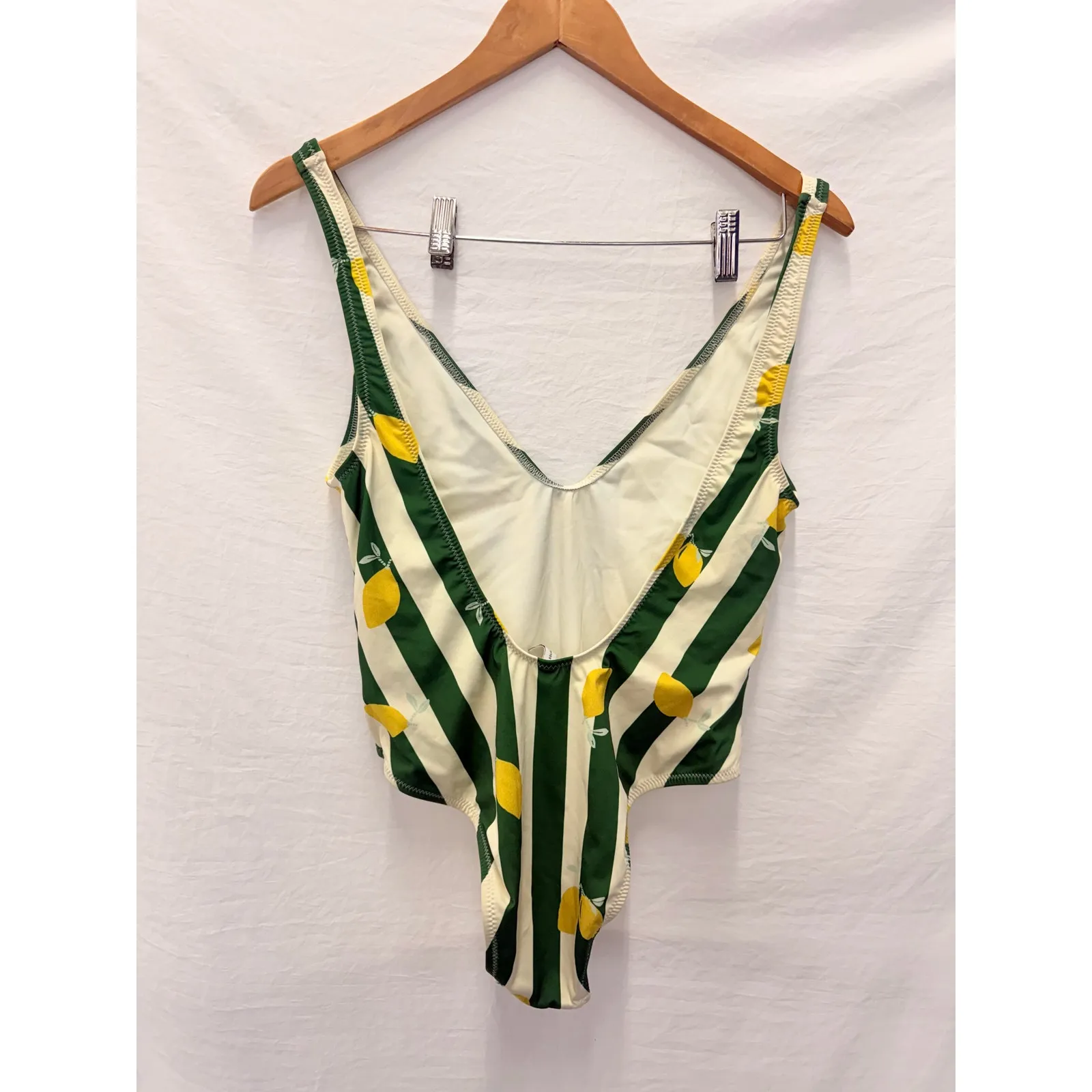 Solid & Striped Anne-Marie Swimsuit Lemon Summer Swim Medium Malibu Italy - Image 5