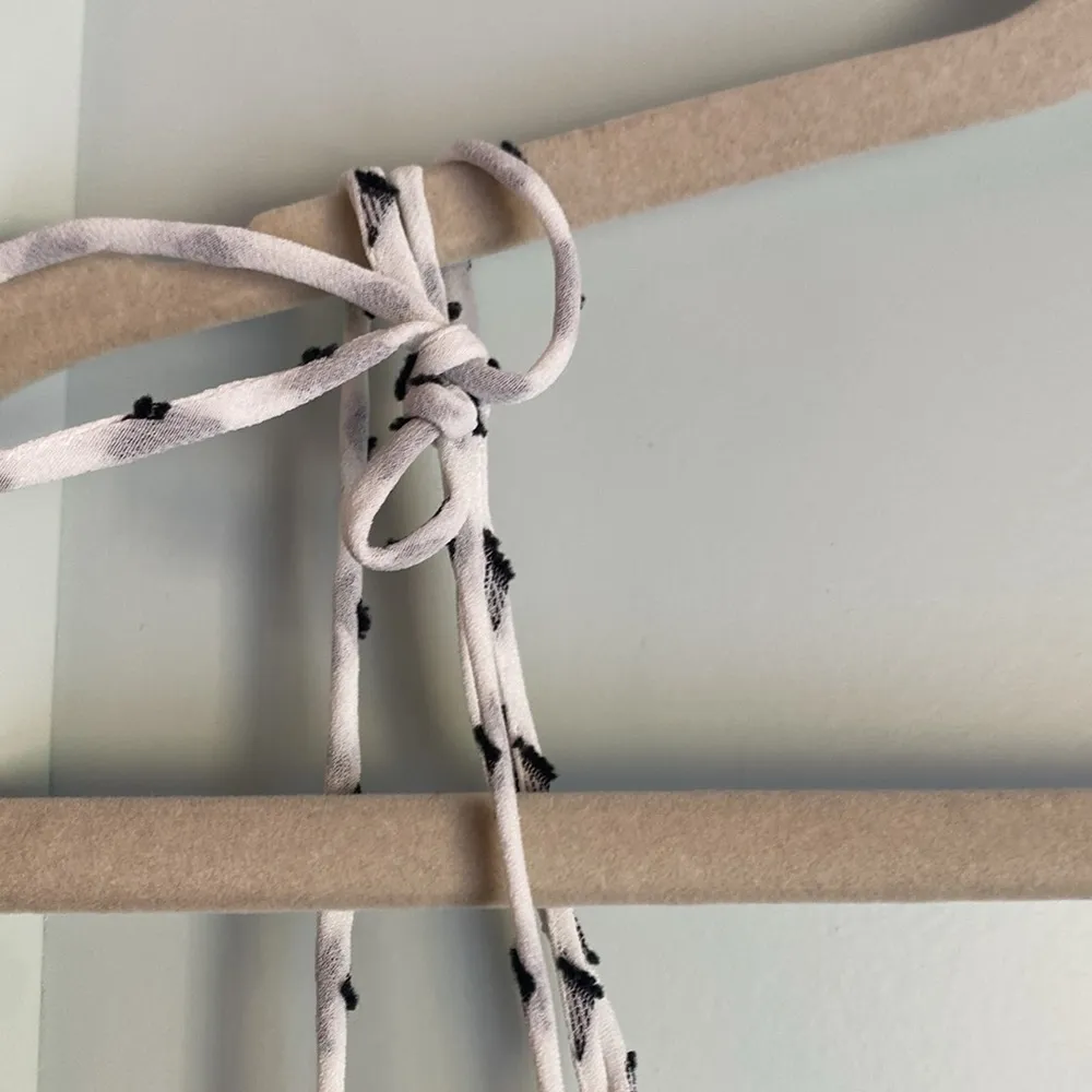 NWT Lover the Label white and black polka dot tiered ruffle midi dress sz 2 - Image 5