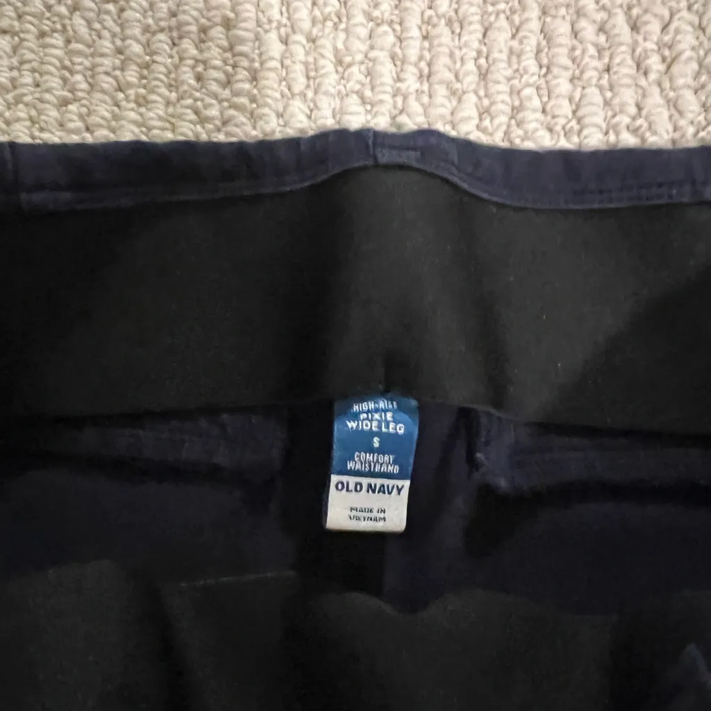 Old Navy Navy Blue Wide-Leg Pants - Image 6