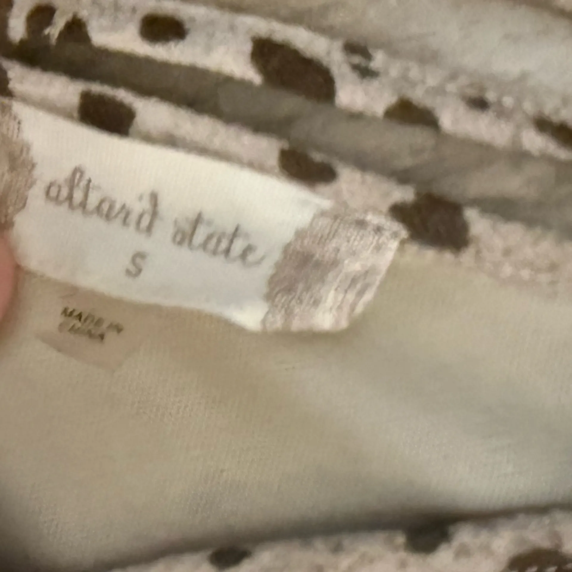 Altar'd State Leopard Printed V Neck Long Sleeve Swing Tunic Mini Dress - Image 2