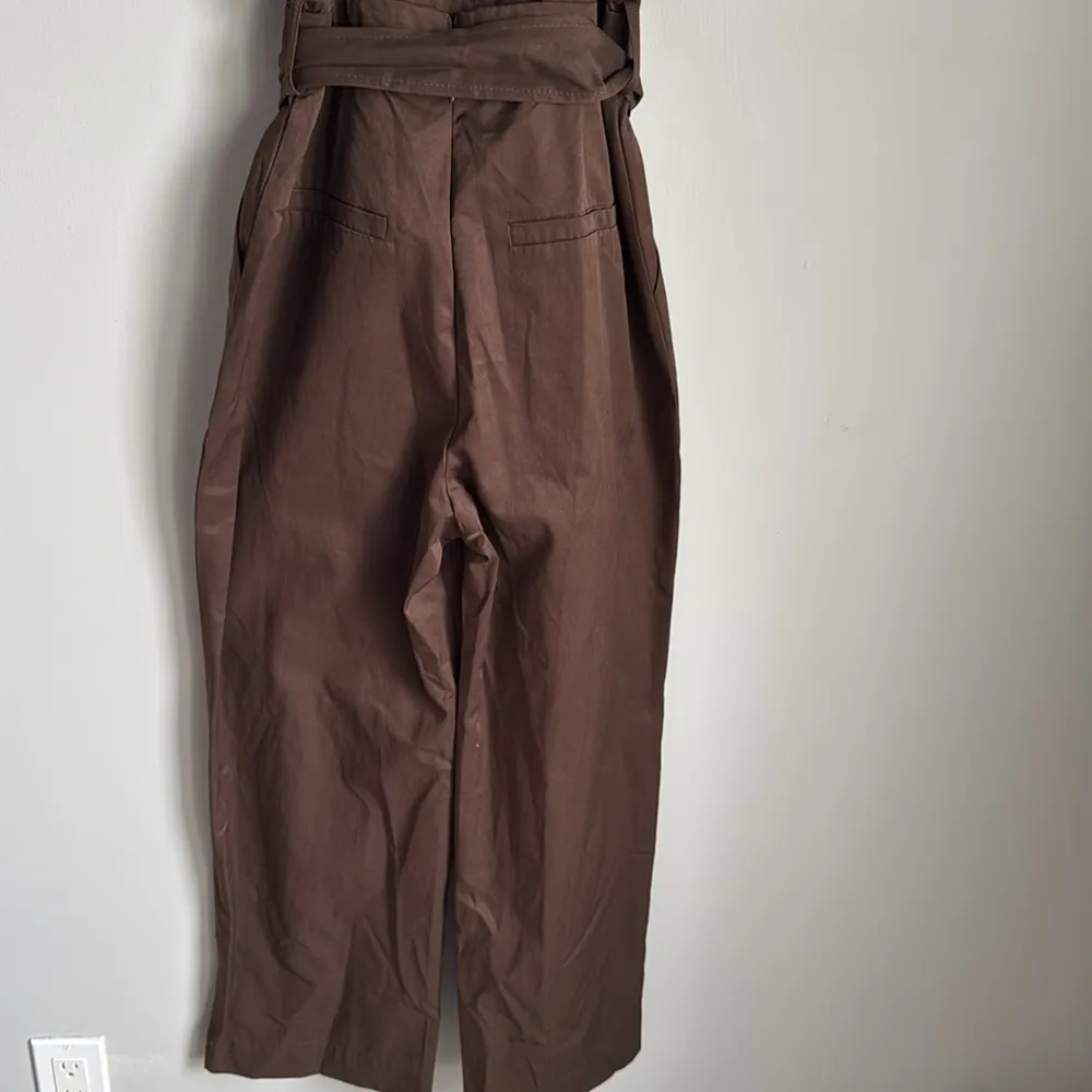 Anthropologie En Saison  Puff Sleeve Open Back Jumpsuit - Image 9