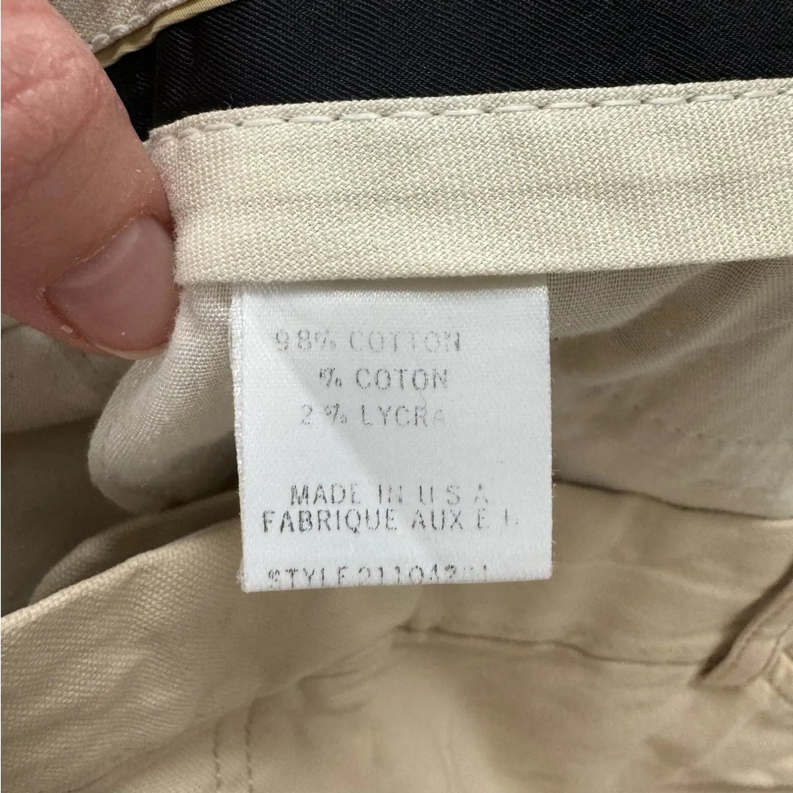 Theory Tan Low Rise Straight Leg Womens Trouser Dress Pants 0 Preppy Academia - Image 8