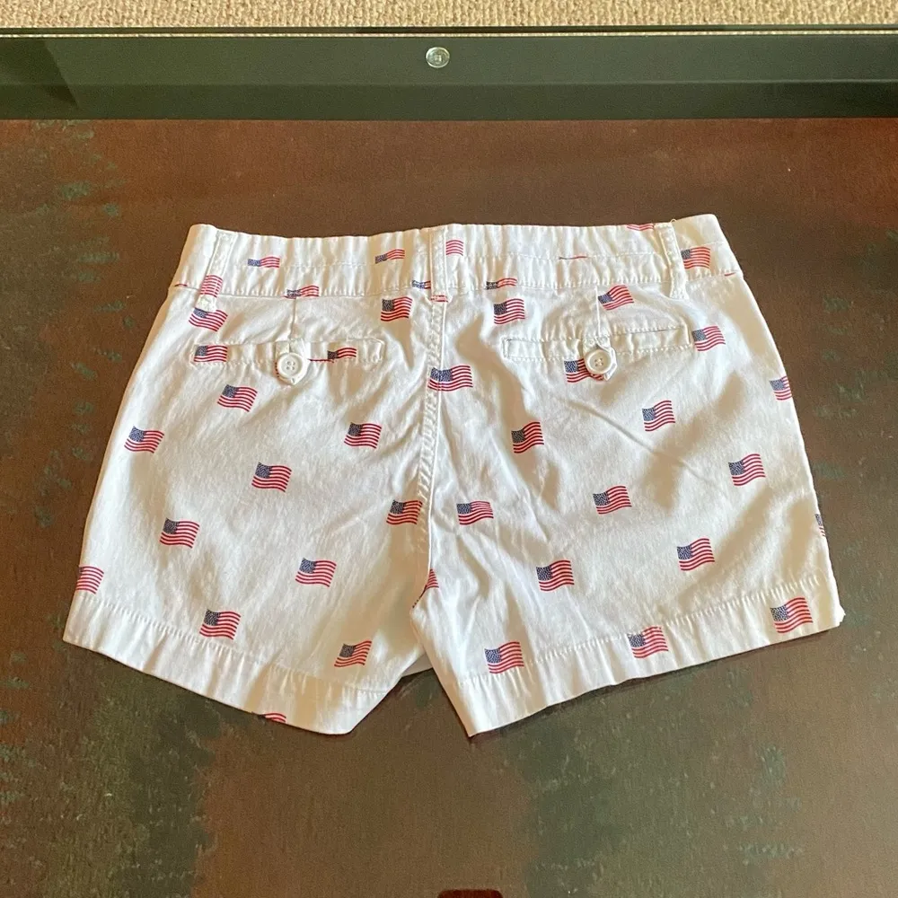 American Flag White Shorts - Image 2