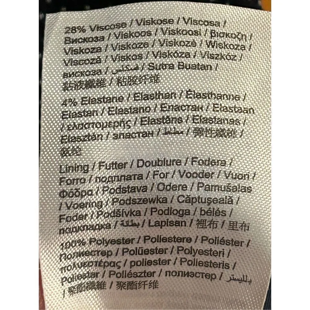 Esprit Womens Polkadot Polyester Blend Fit & Flare Dress Size 6 (4870) - Image 6