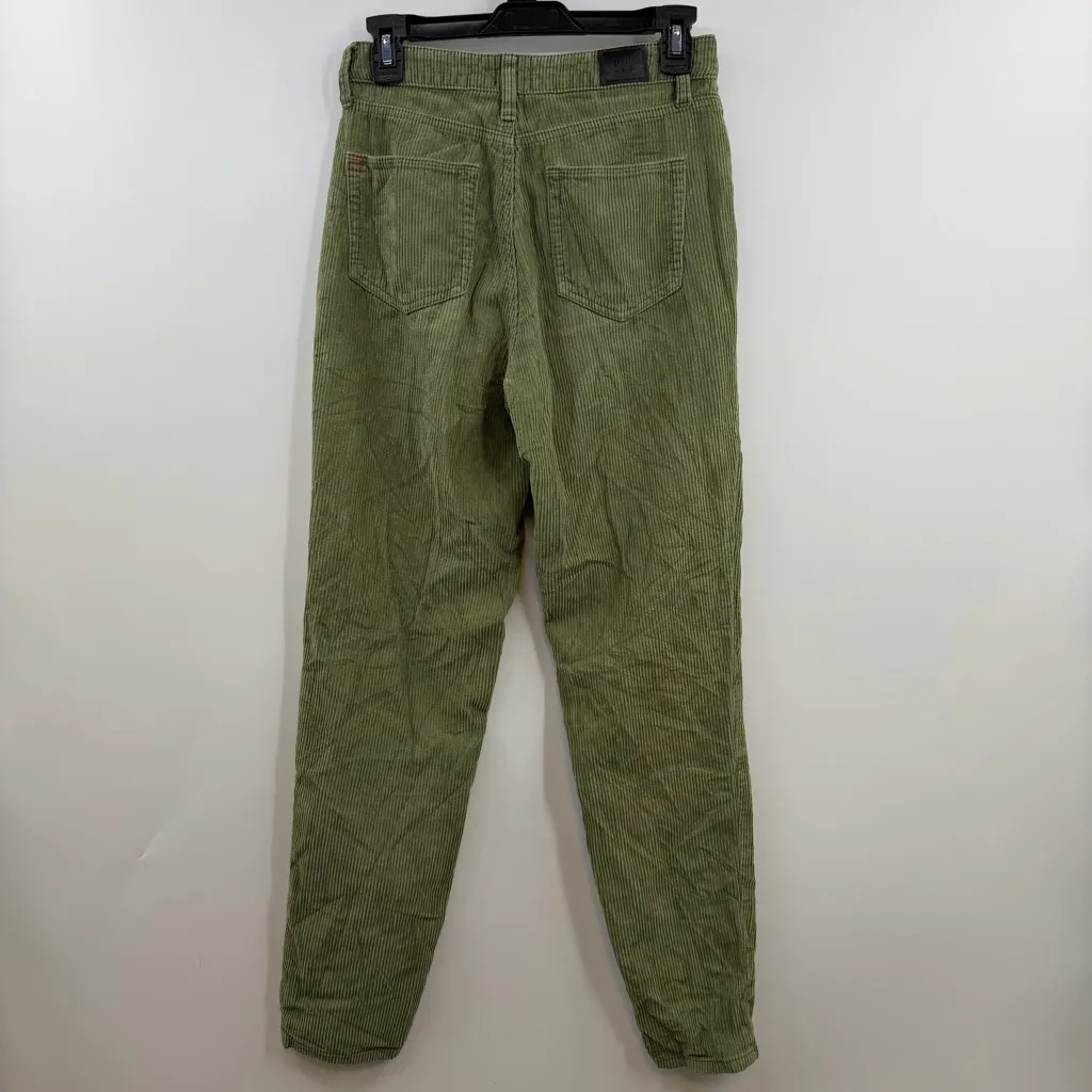 BDG Urban Outfitters Mom High-Rise Moss Green Corduroy Pants size 26 - Image 3