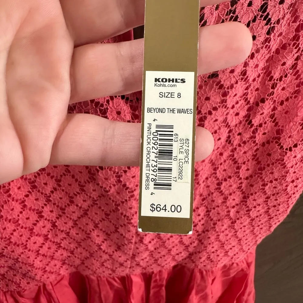 Lauren Conrad Crochet Dress Size 8 - Image 4