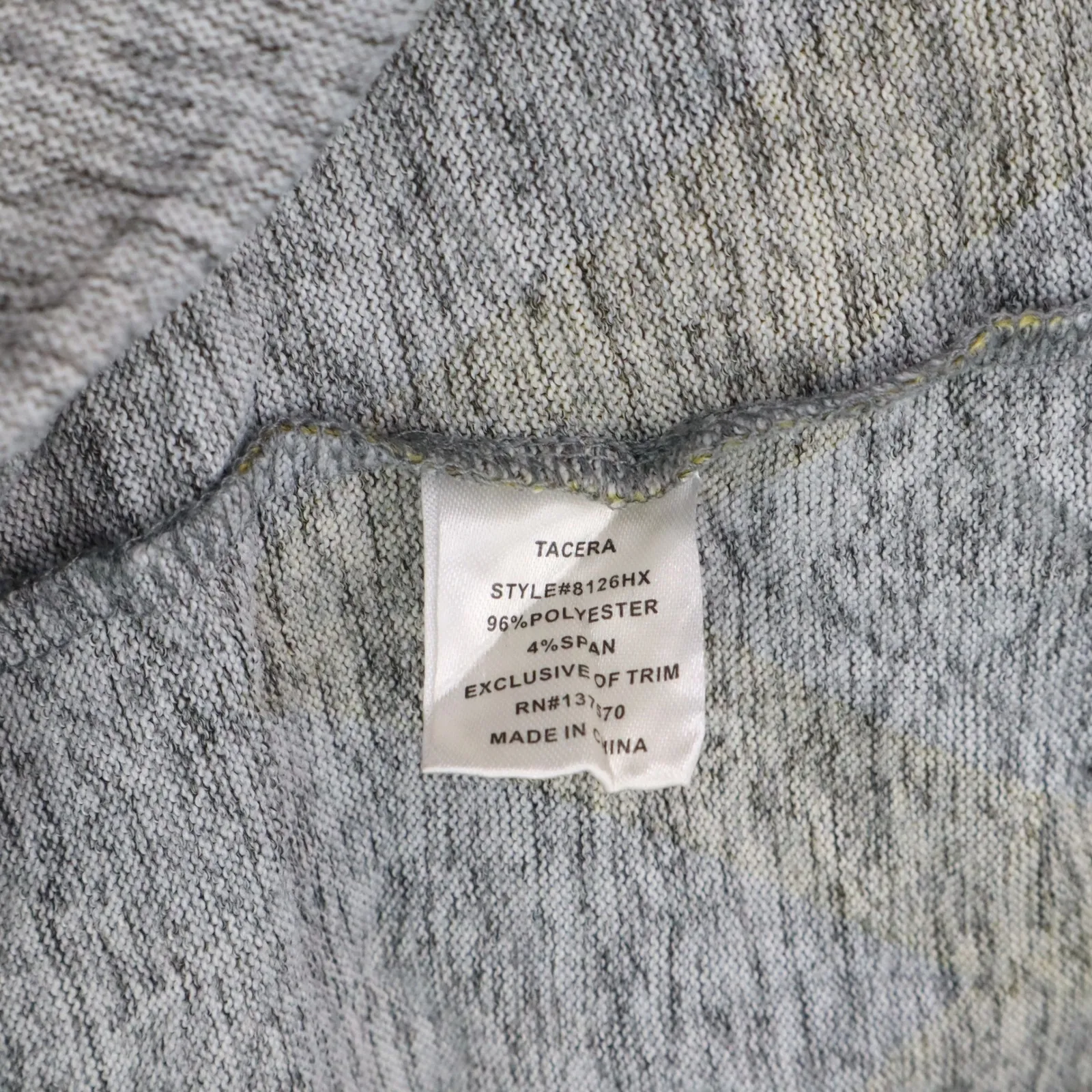 Tacera Gray Yellow Chevron Formal Work Relaxed Flare Boho Midi Dress Plus 2X - Image 7