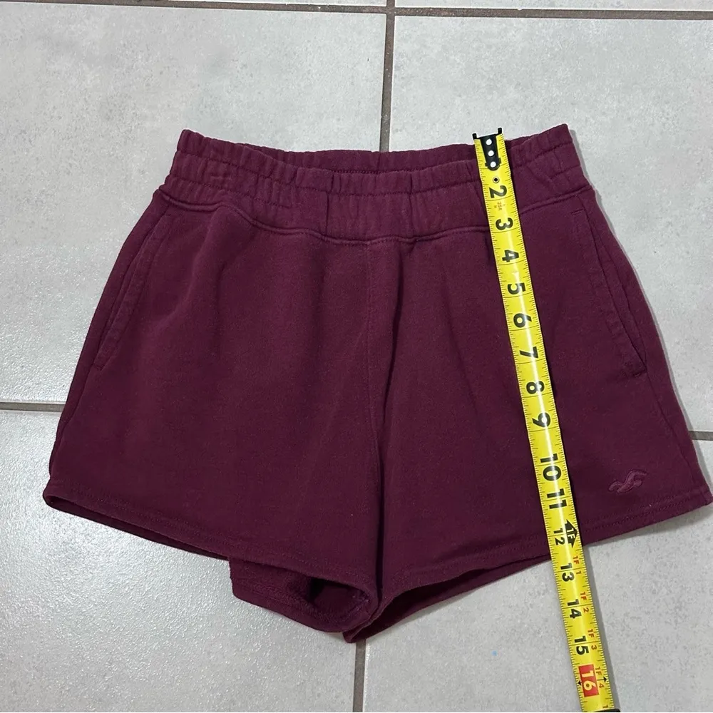 Hollister Women Red Ultra High-Rise Sweat Shorts size XS - Image 5