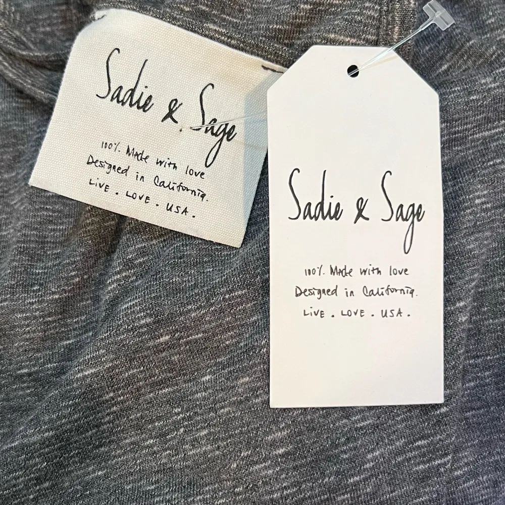 SADIE AND SAGE layered tank top gray size small - Image 5