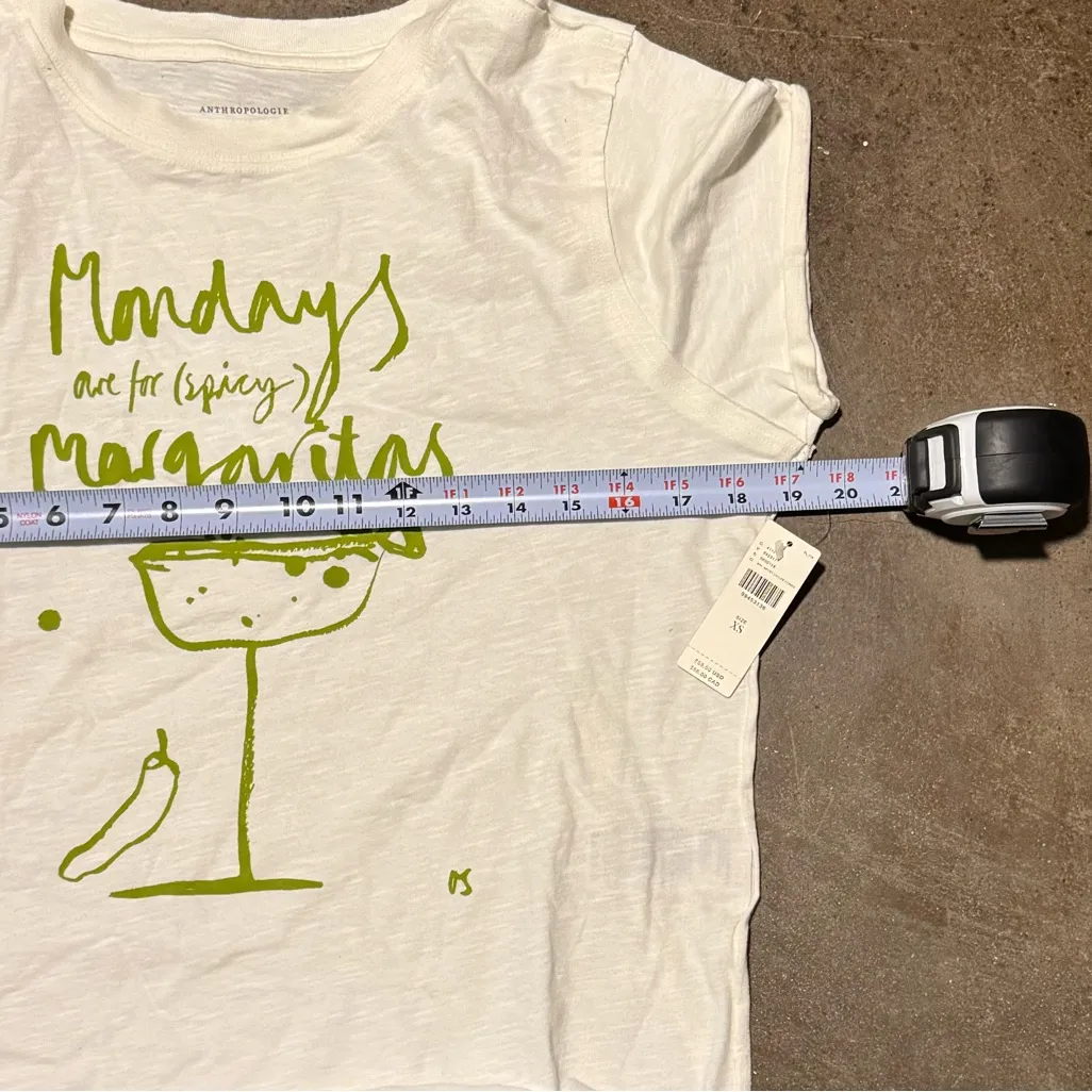 Anthropologie Days Of The Week Drinks Graphic Tee In Beige - Image 8