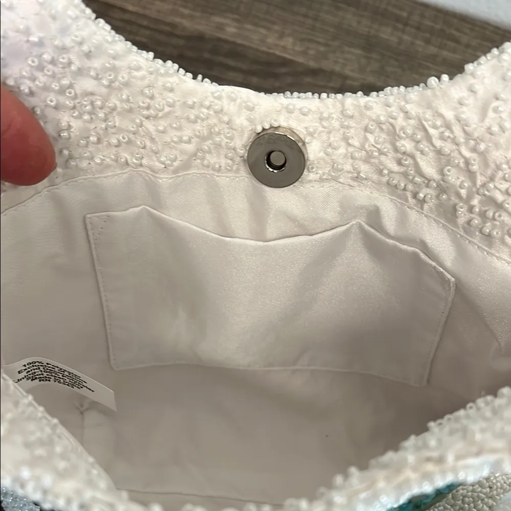 Made In India | Sea Turtle Beaded Bag 🐢 White - Image 9