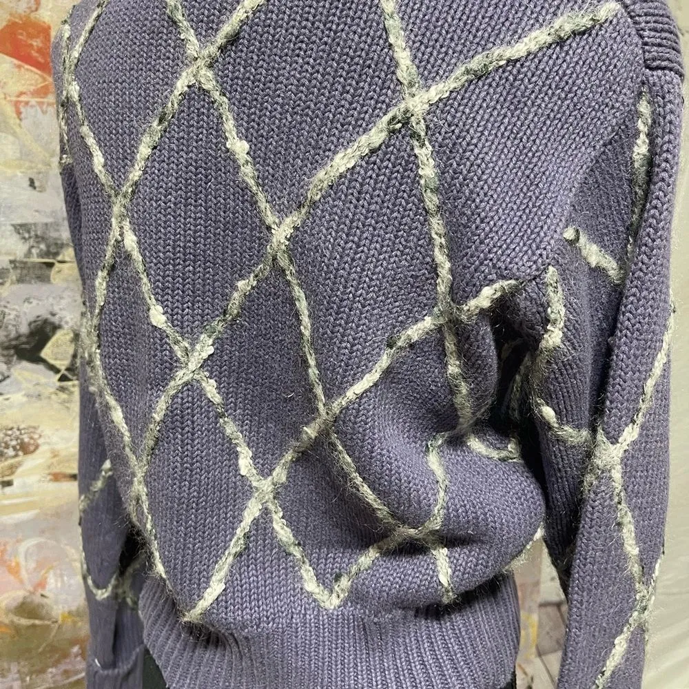 Vintage Dress Barn  lilac sweater medium - Image 14