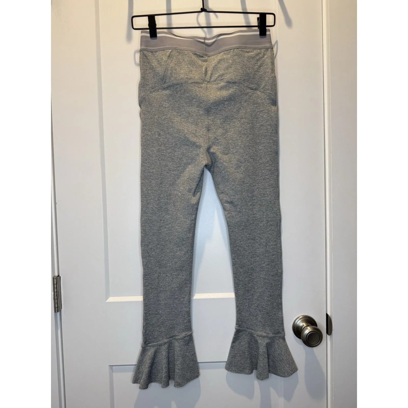 Free People Movement Womens Gray Sanctuary Yoga Flared Bell Feminine Leggings S - Image 4