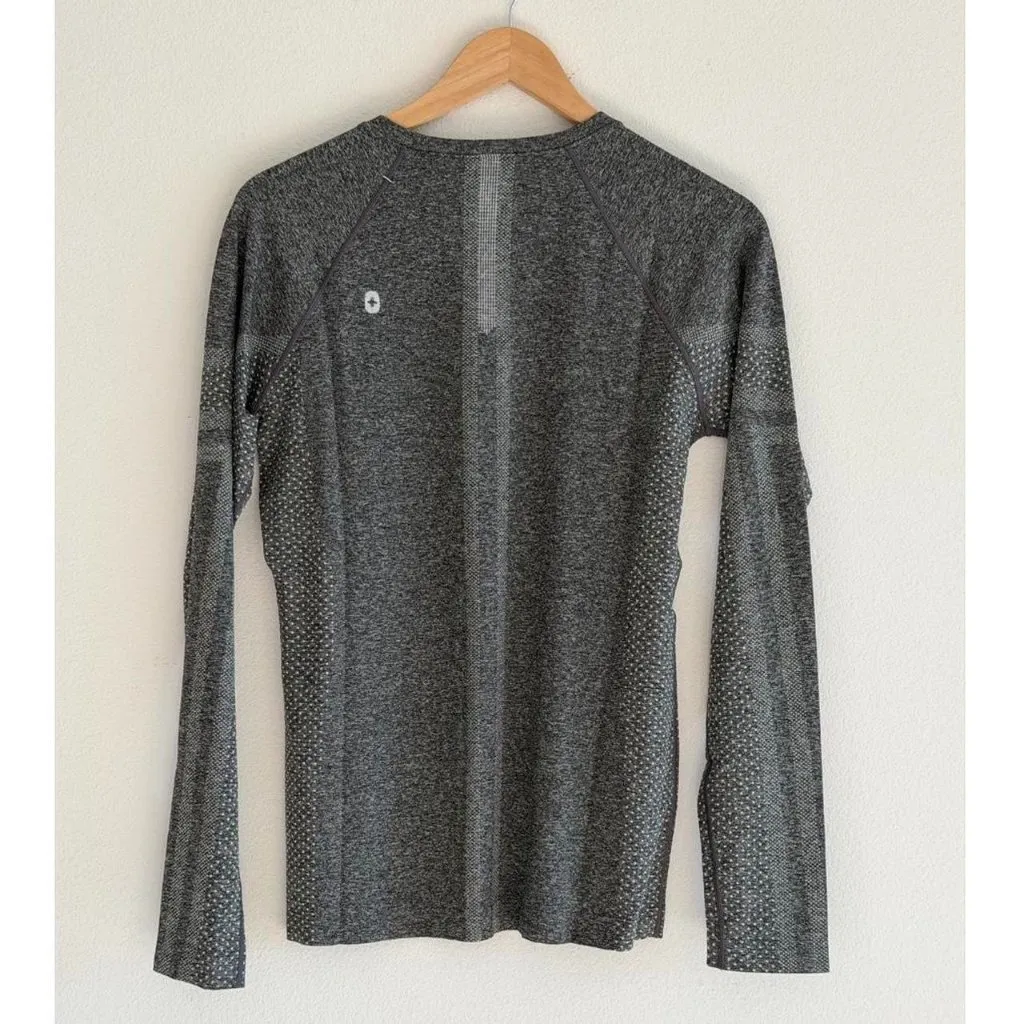 Figs Salta Seamless Longsleeve Underscrub in Graphite, Size Large - Image 8