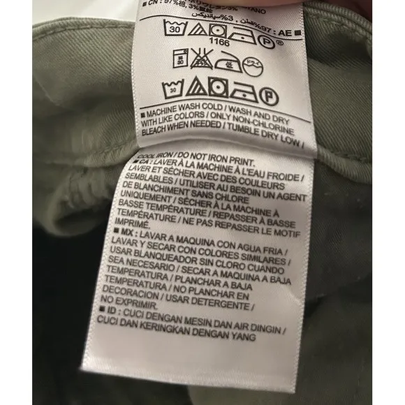 Old Navy Women 8 Reg High-Waisted Pixie Skinny Ankle Green Pants Casual Colorful - Image 14