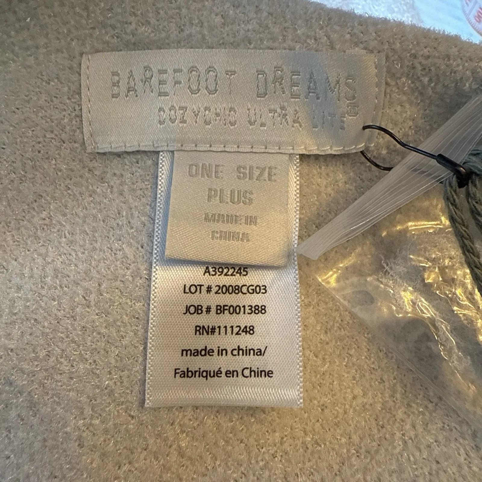 NWT Barefoot Dreams Ocean Breeze Poncho Womens One Size Plus Size Cozy Soft - Image 5