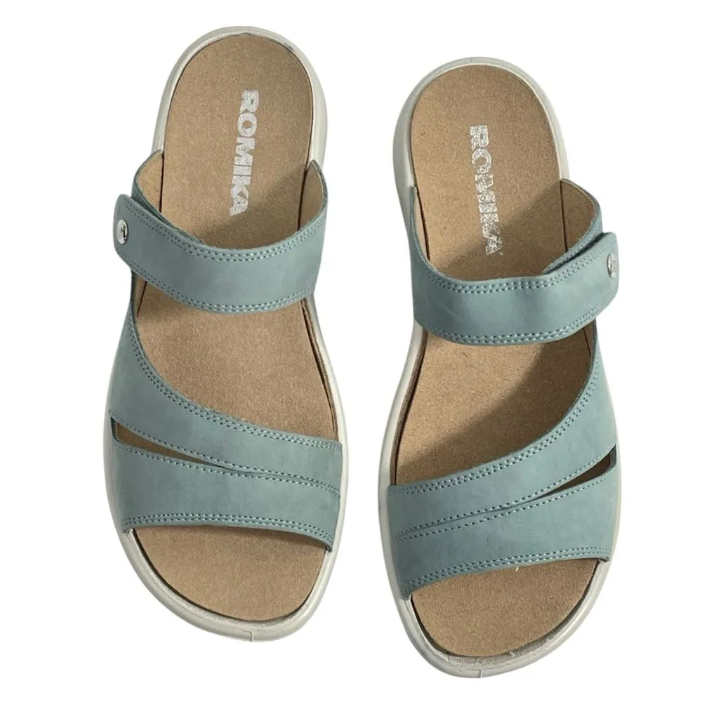 NEW Romika Ibiza 110 Slide Sandals Mint Green Women’s Size EU‎ 37 Shoes - Image 3