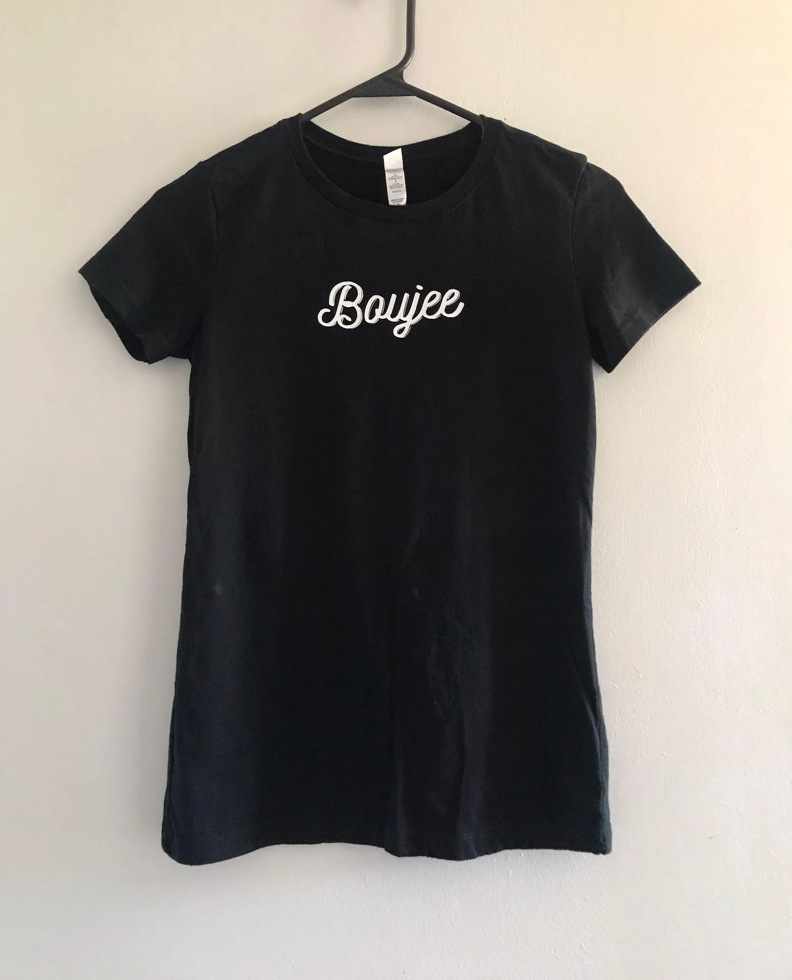 Boujee black t-shirt woman's fitted  - Image 2
