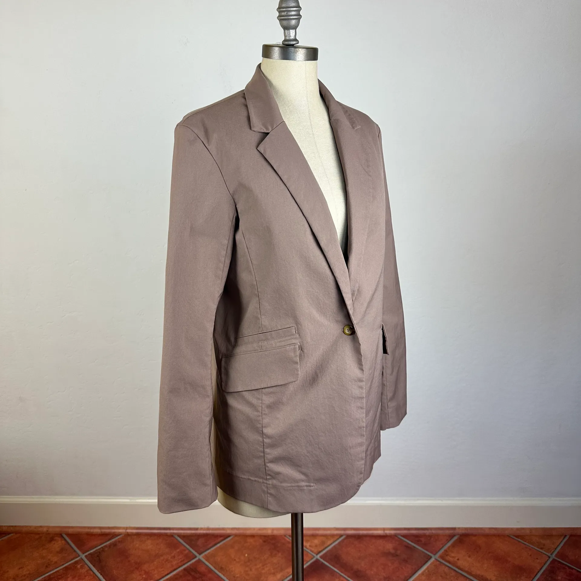 Lululemon Relaxed-Fit Twill Blazer in Taupetastic - Image 7