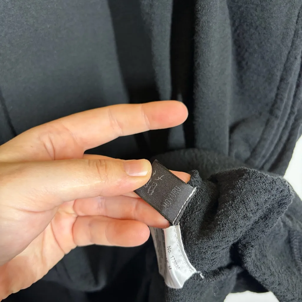 Moyuru Waffle Texture Tunic Dress Size Medium Black - Image 11