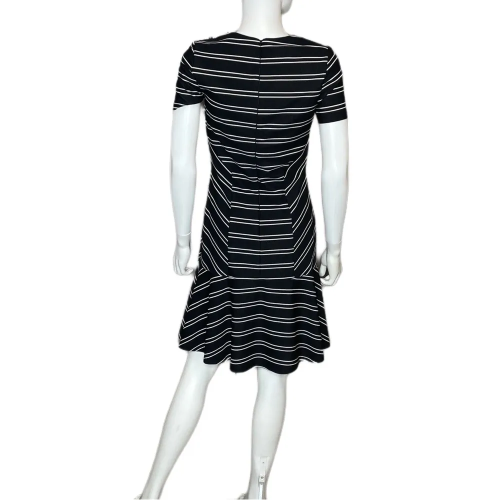 Hutch Stripe Eleanor Dress Black White Women’s Sz S - Image 5