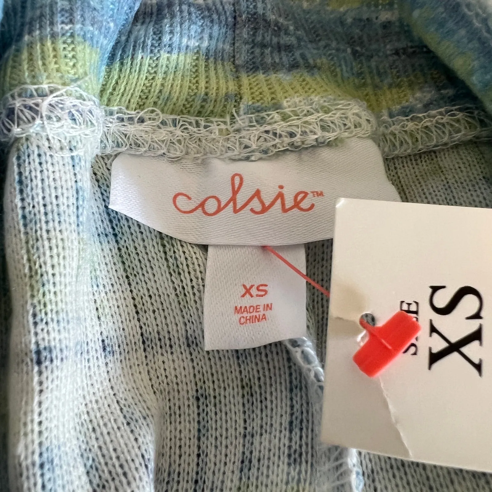 Colsie Women's Blue Space Dye Tank and Shorts Pajama Set - Image 3