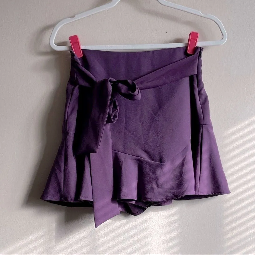 ZARA  purple skort - Image 2