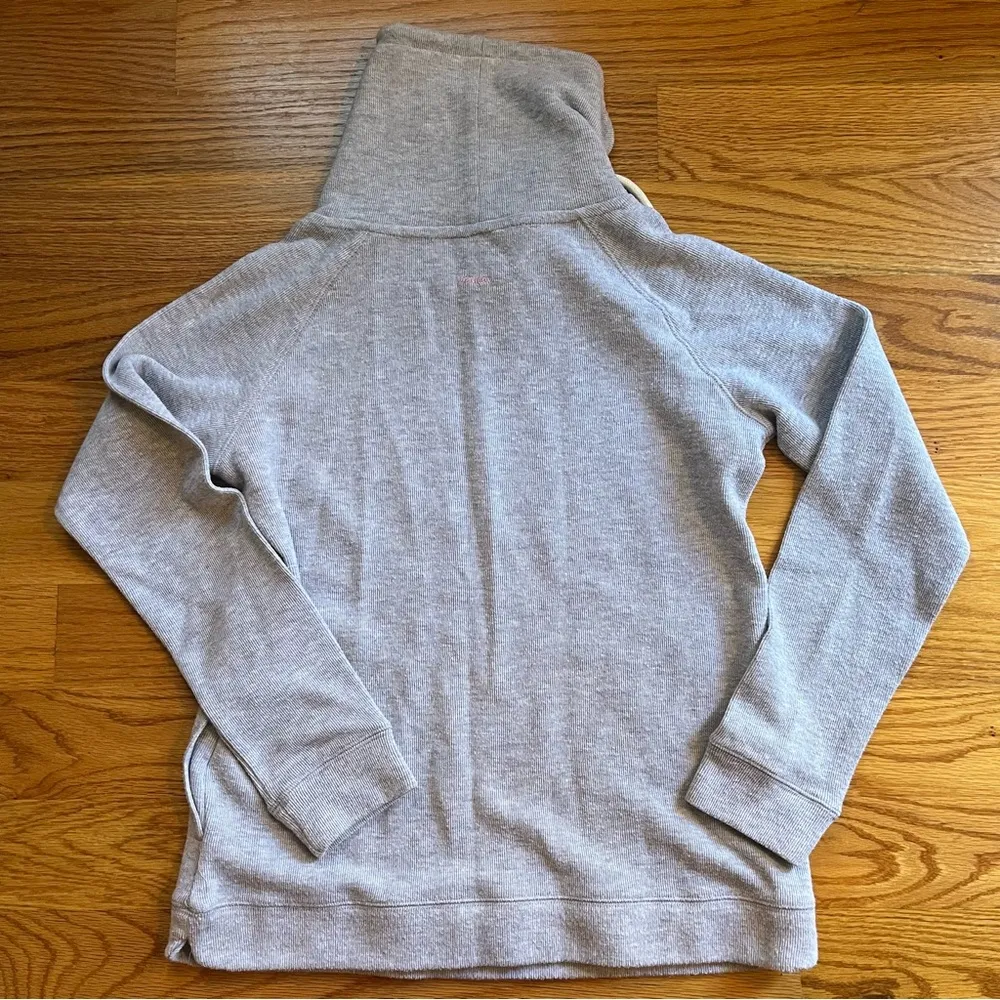 Joules light gray cowl neck pullover sweatshirt size 6 - Image 2