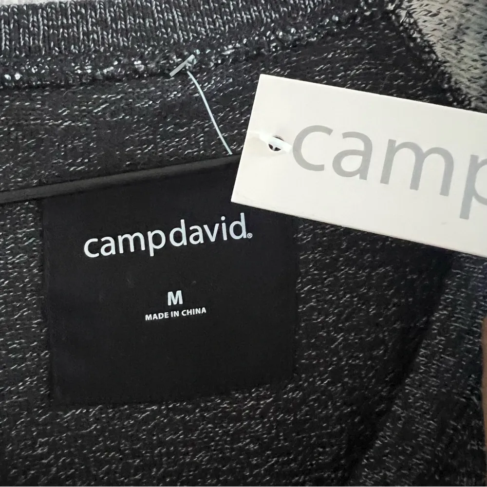 NWT Camp David Washington Huskies Heathered Gray Pullover Sweatshirt Medium - Image 2