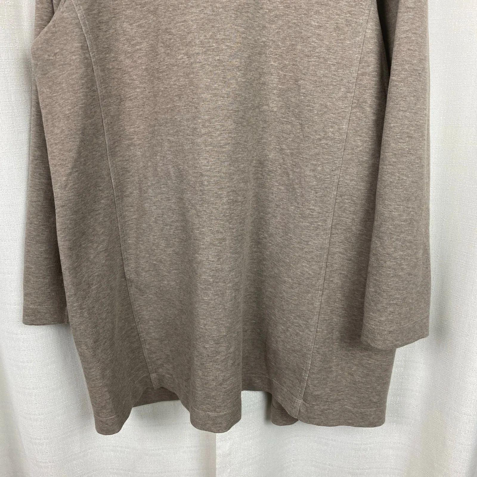 J.Jill Pure Jill Soft Cocoa Heather Snap Front Jacket Sz.S NWT Tan - Image 13