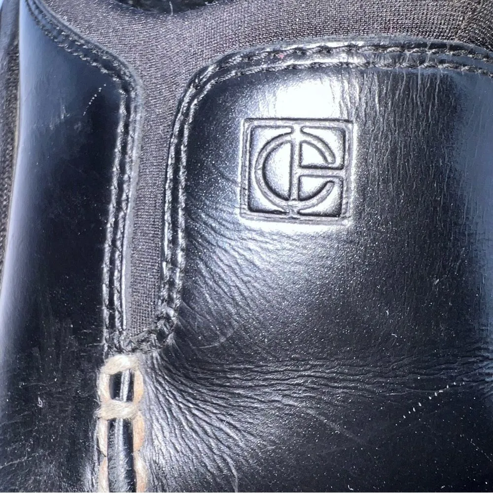 Cole Haan Collabor Women's Country Air Black Leather Mules w/Athletic Outsoles-7 - Image 8