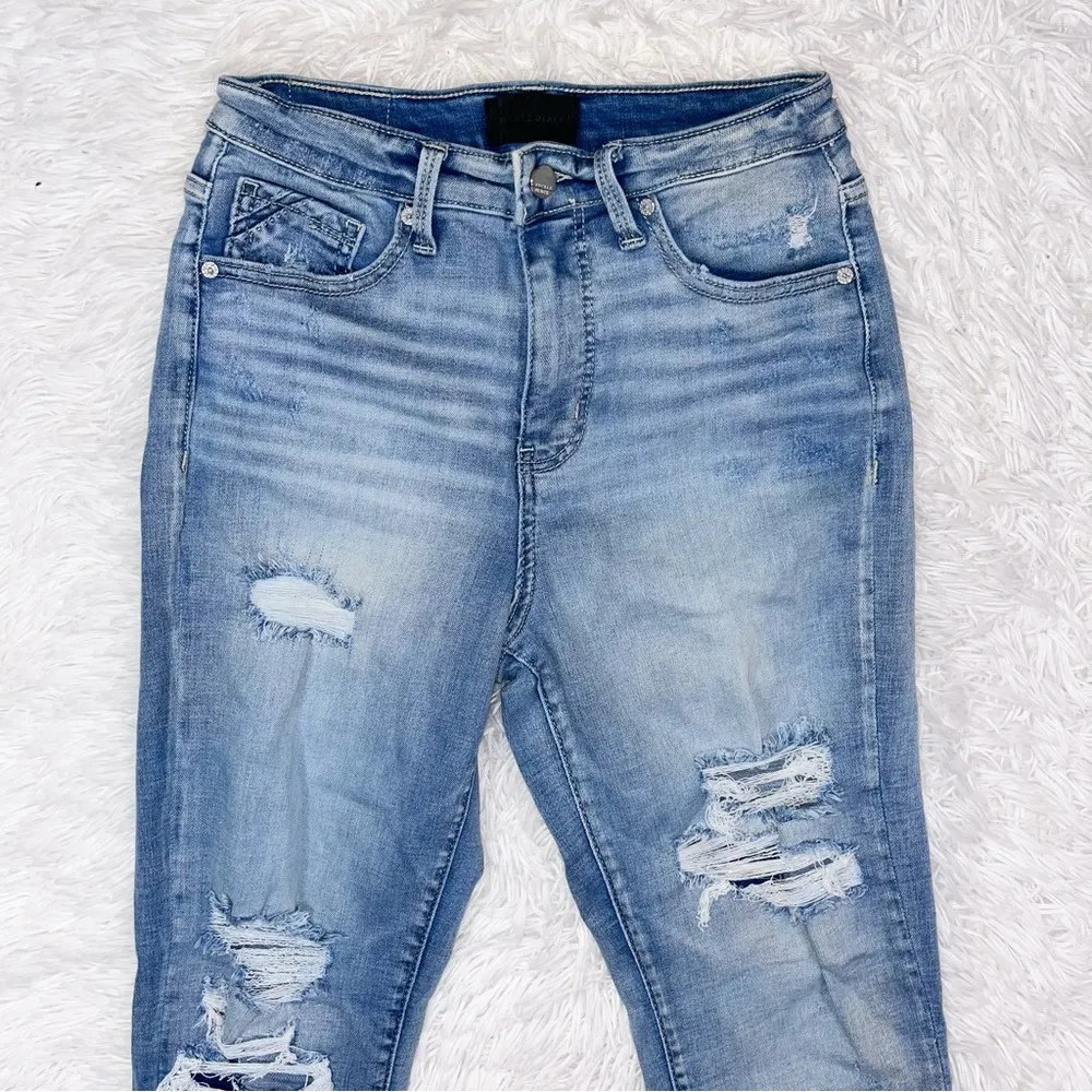 BLACK Women’s Distressed Mom Jeans 26 - Image 3