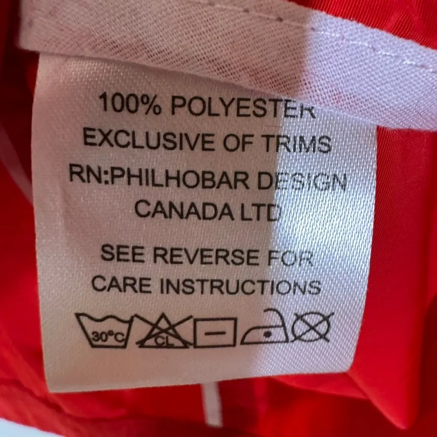 Cambridge Dry Goods Women’s Red Anorak Jacket XL No Hood - Image 8