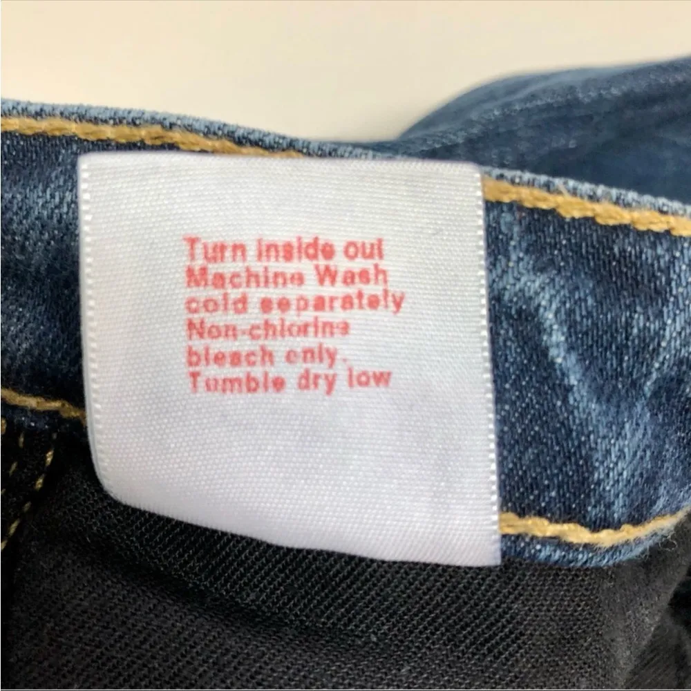 Vintage 90s Y2K  The Angel Bootcut Dark Wash Jeans size 29 - Image 9