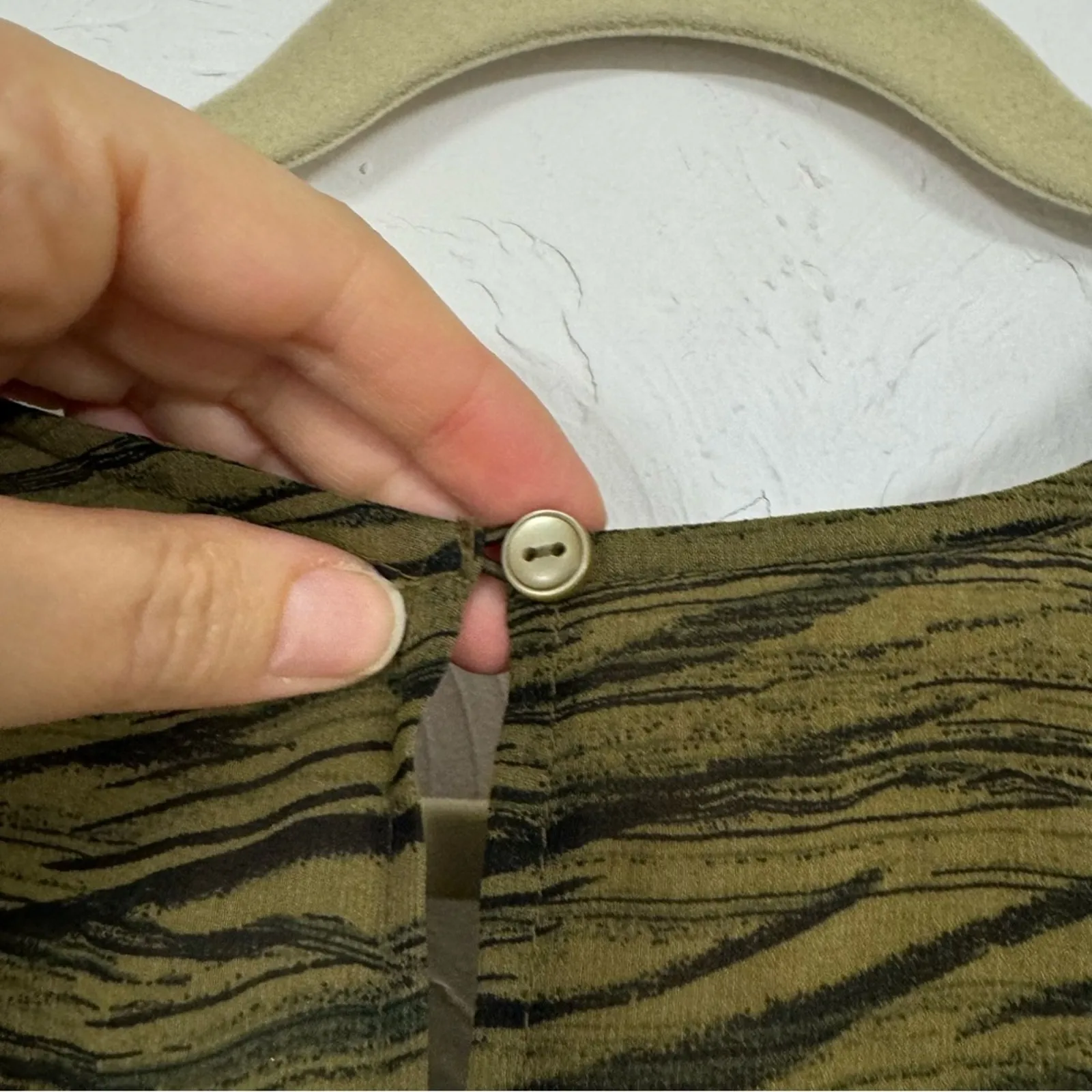 Chelsea 28 Green Split Long Sleeve Tiered Maxi Dress Women’s XL Fall Flowy Boho - Image 9