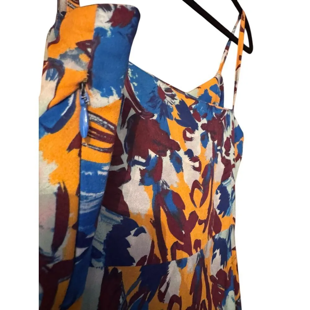 Prabal Gurung Collective 14 bold graphic print sundress foux wrap Yellow - Image 3