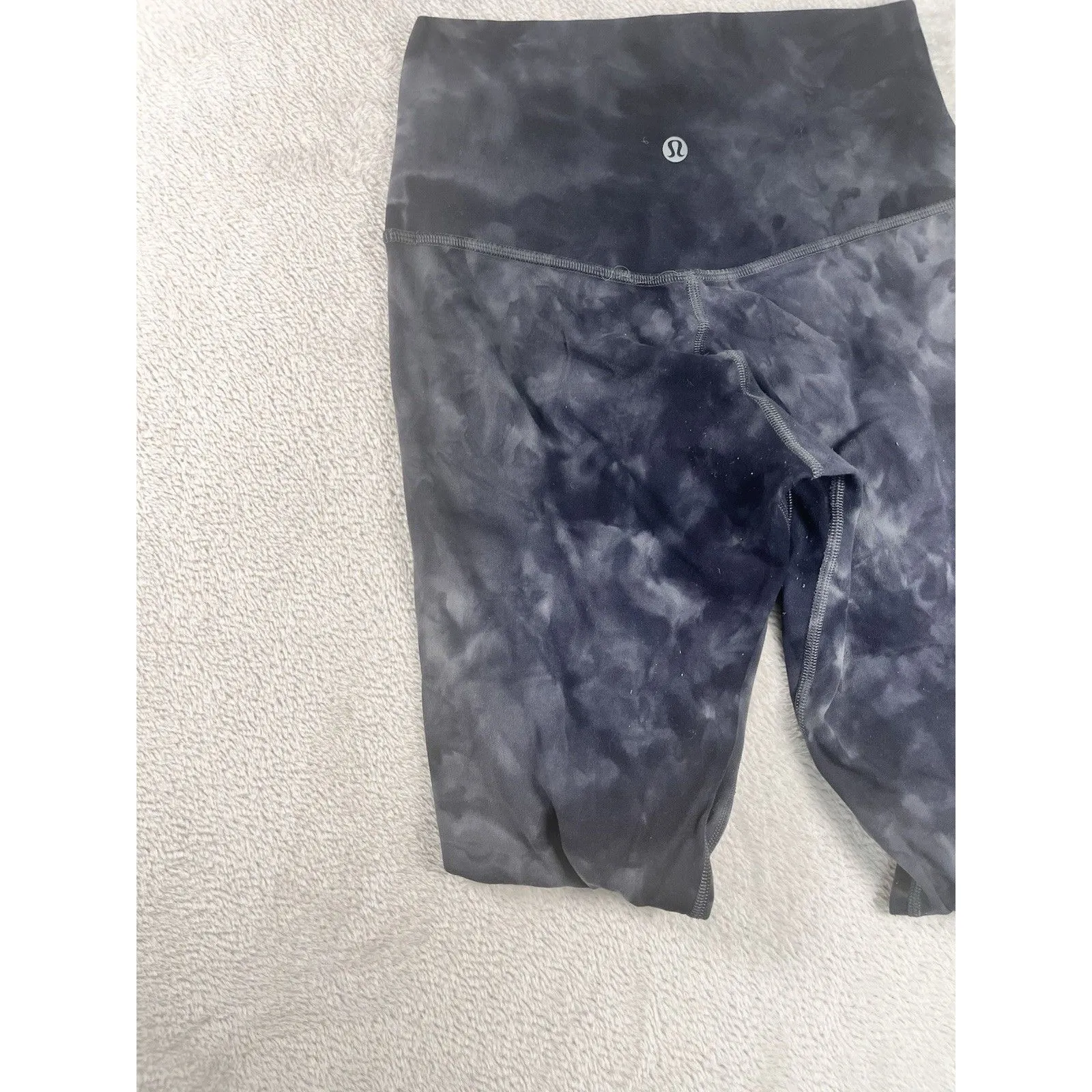 Lululemon Align Pant 21" Diamond Dye Diamond Dye Asphalt Grey True Navy 4 Blue - Image 3