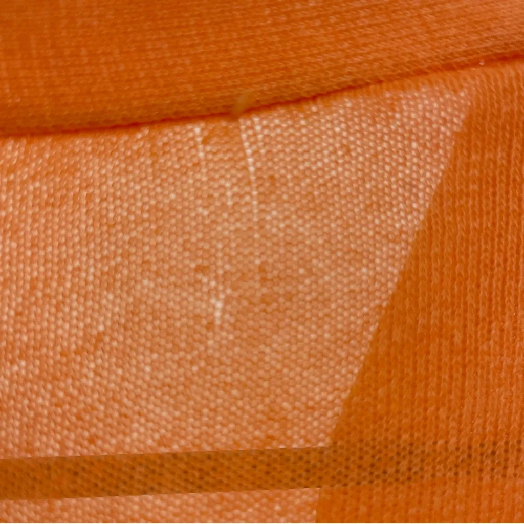 Chico's Vibrant Orange, White and Pink Ombre Knit Long Sleeve Cardigan. Size XL - Image 12