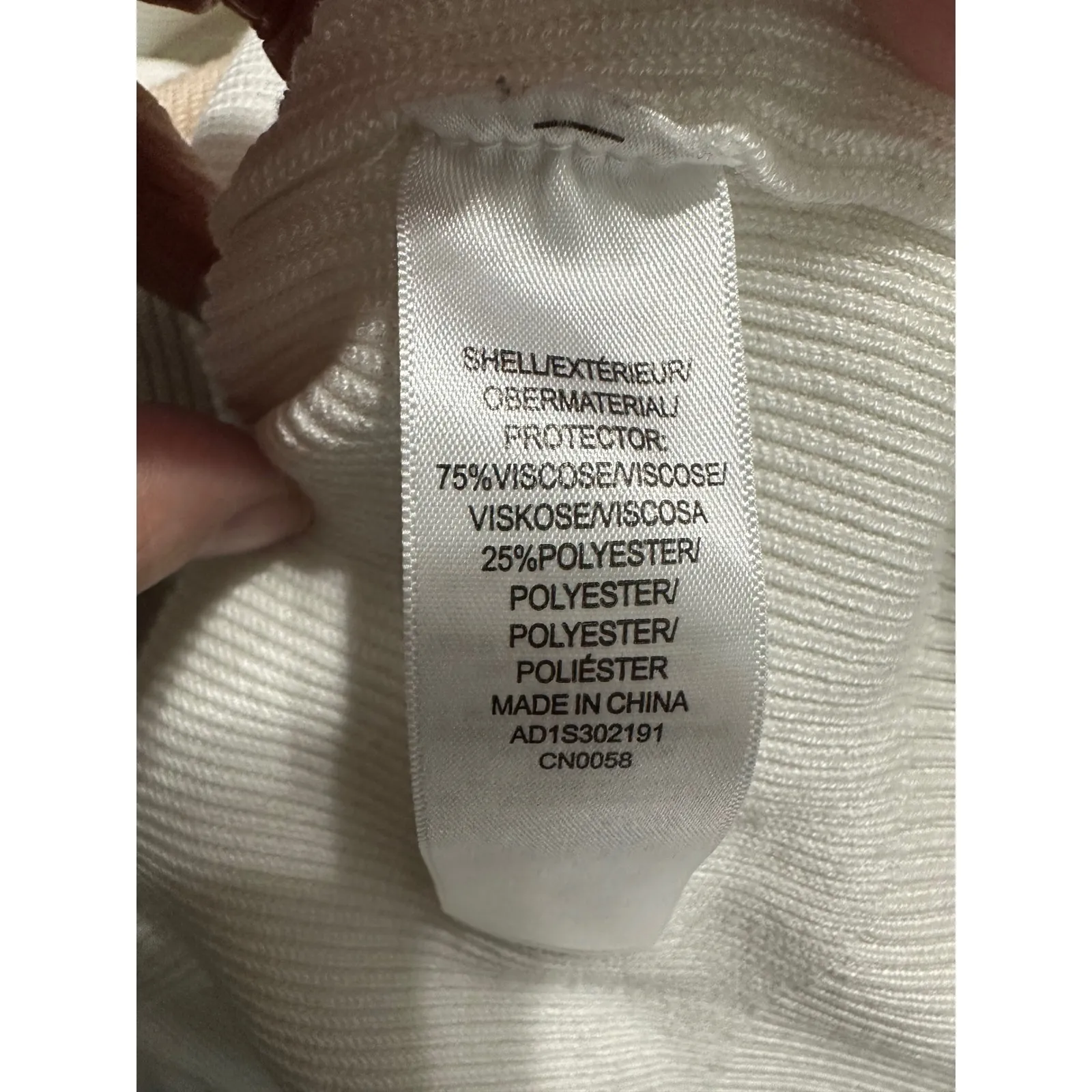 Adrianna Papell Color Block Striped Knit Sweater Women's Size L - Image 7