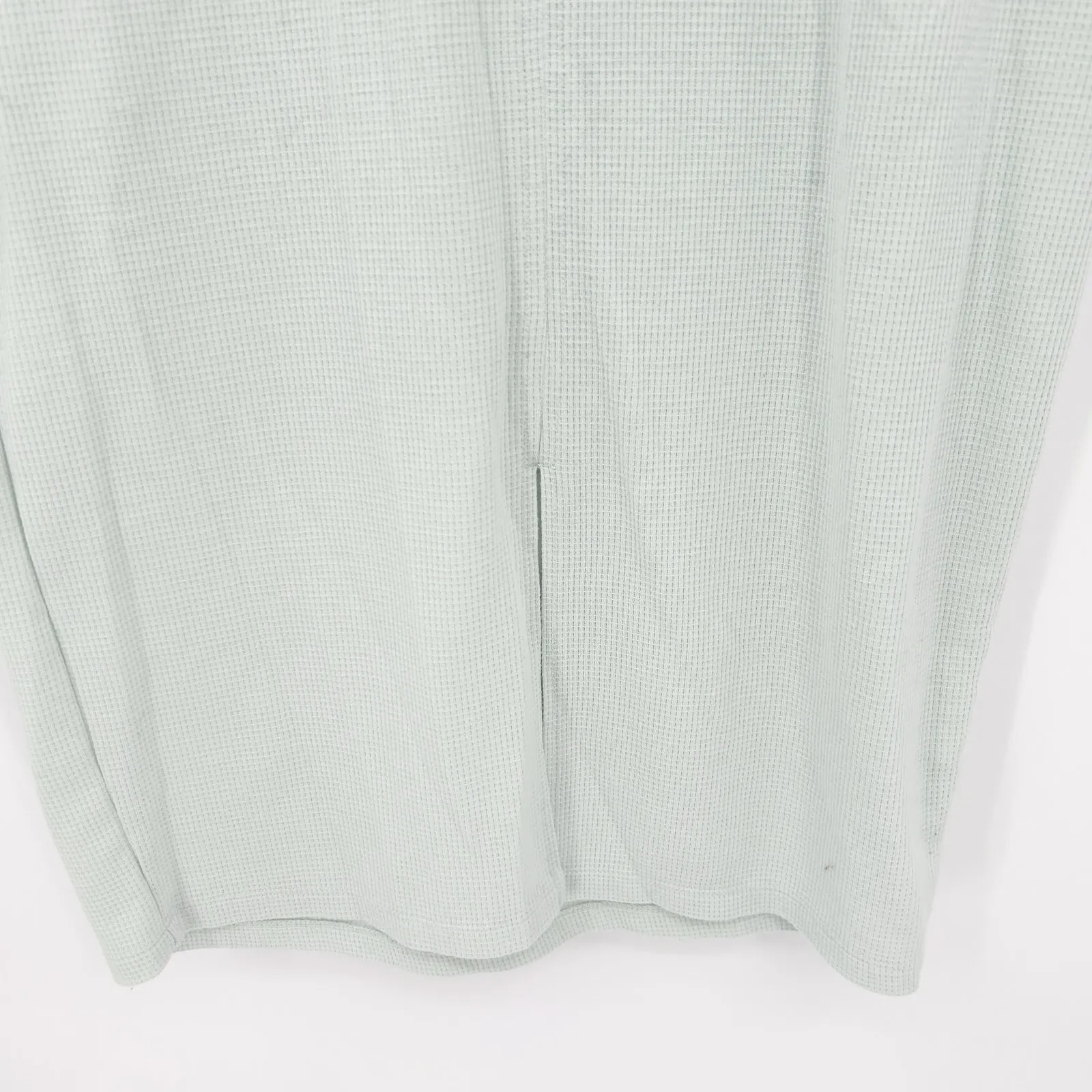 Athleta Womens Wind Down Waffle Long Sleeve Henley Lounge Sleep‎ Dress Size S - Image 6