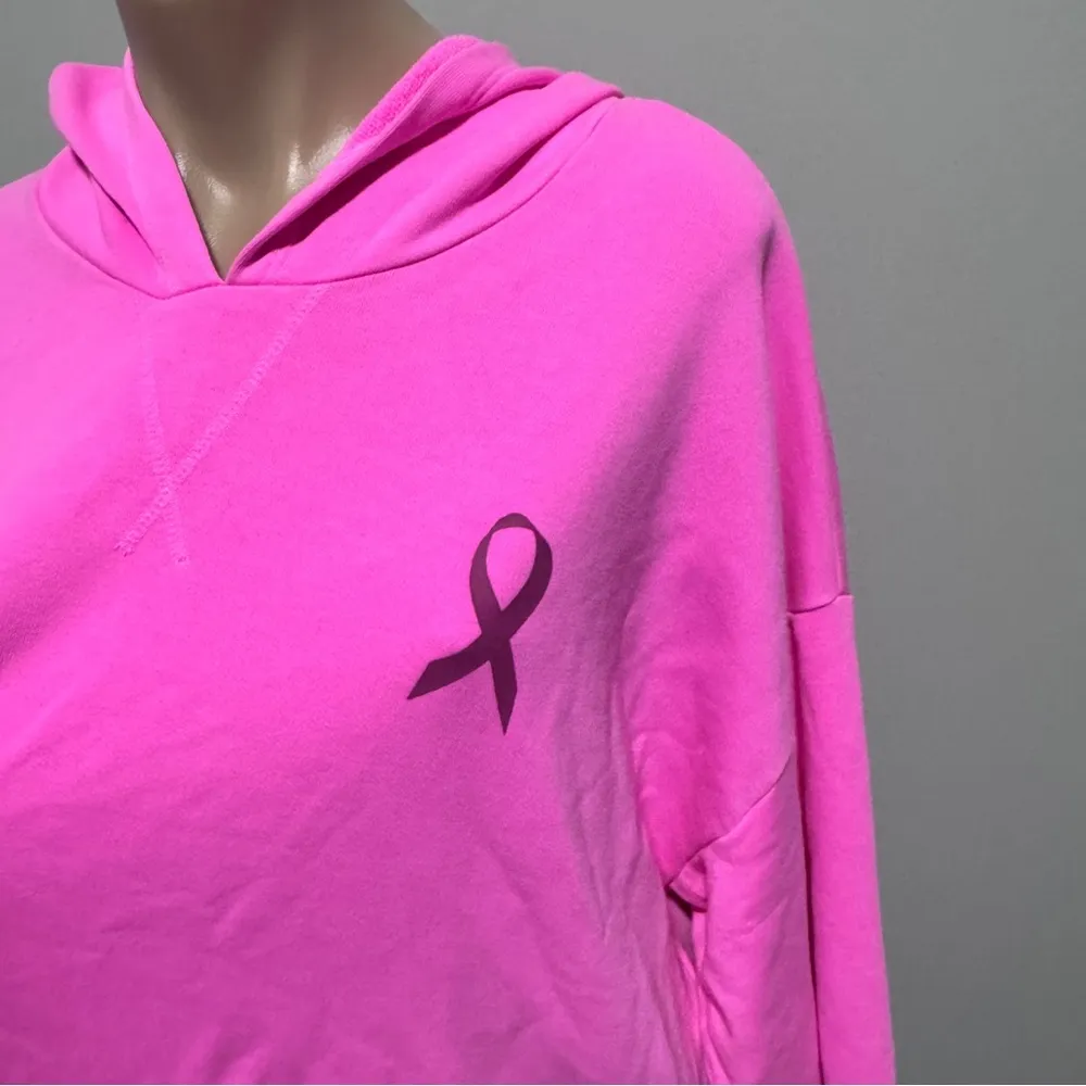 LIVI Lane Bryant Breast Cancer Ribbon Hoodie Pullover 18/20 Pink - Image 3