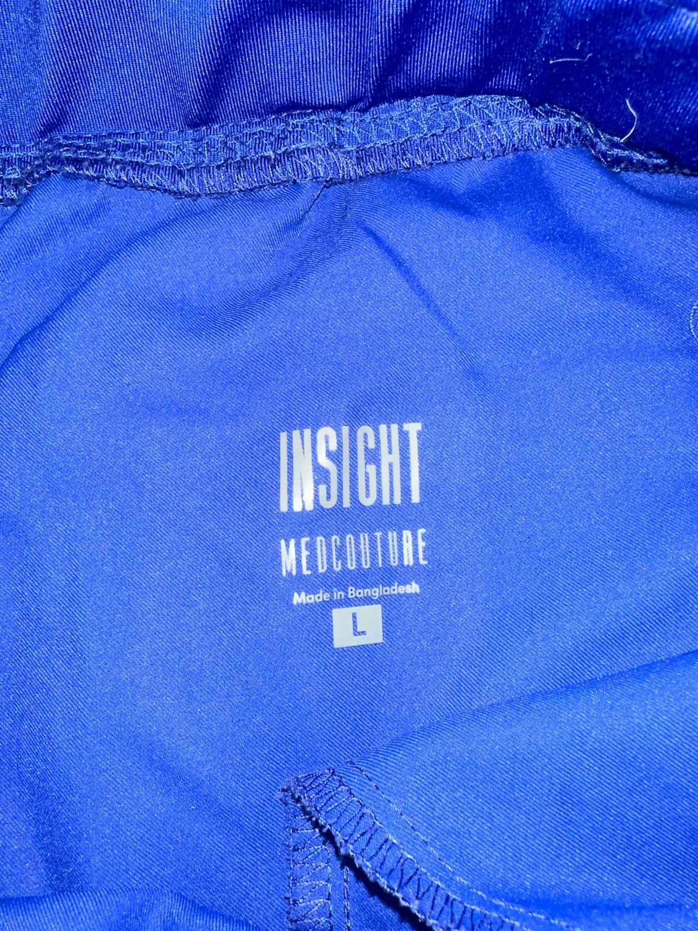 MedCouture Insight Women’s Cargo Jogger Scrub Pants Galaxy Blue - Image 4