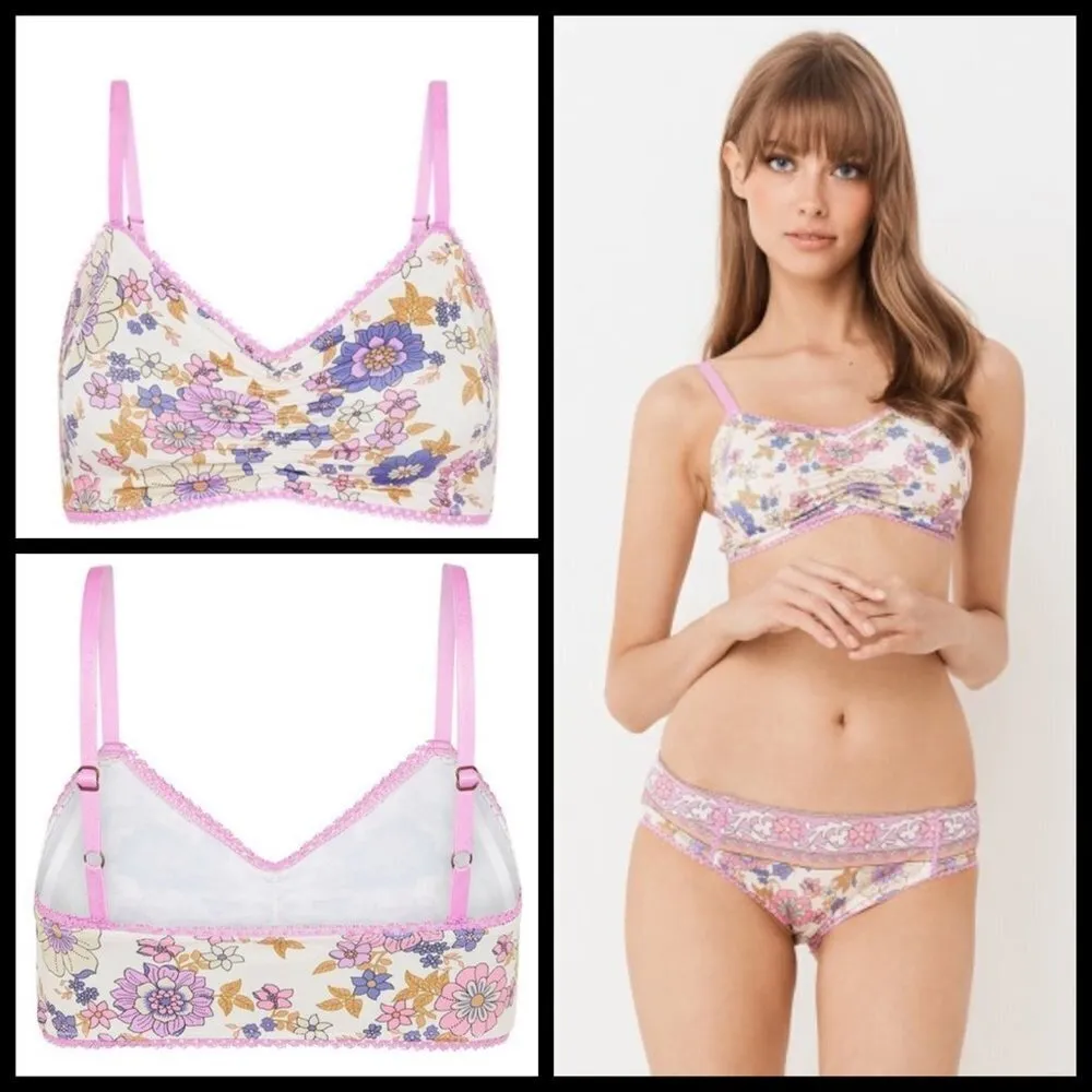 💕SPELL & THE GYPSY💕 Buttercup Bralette ~ Meadow Pink Size XS - Image 10