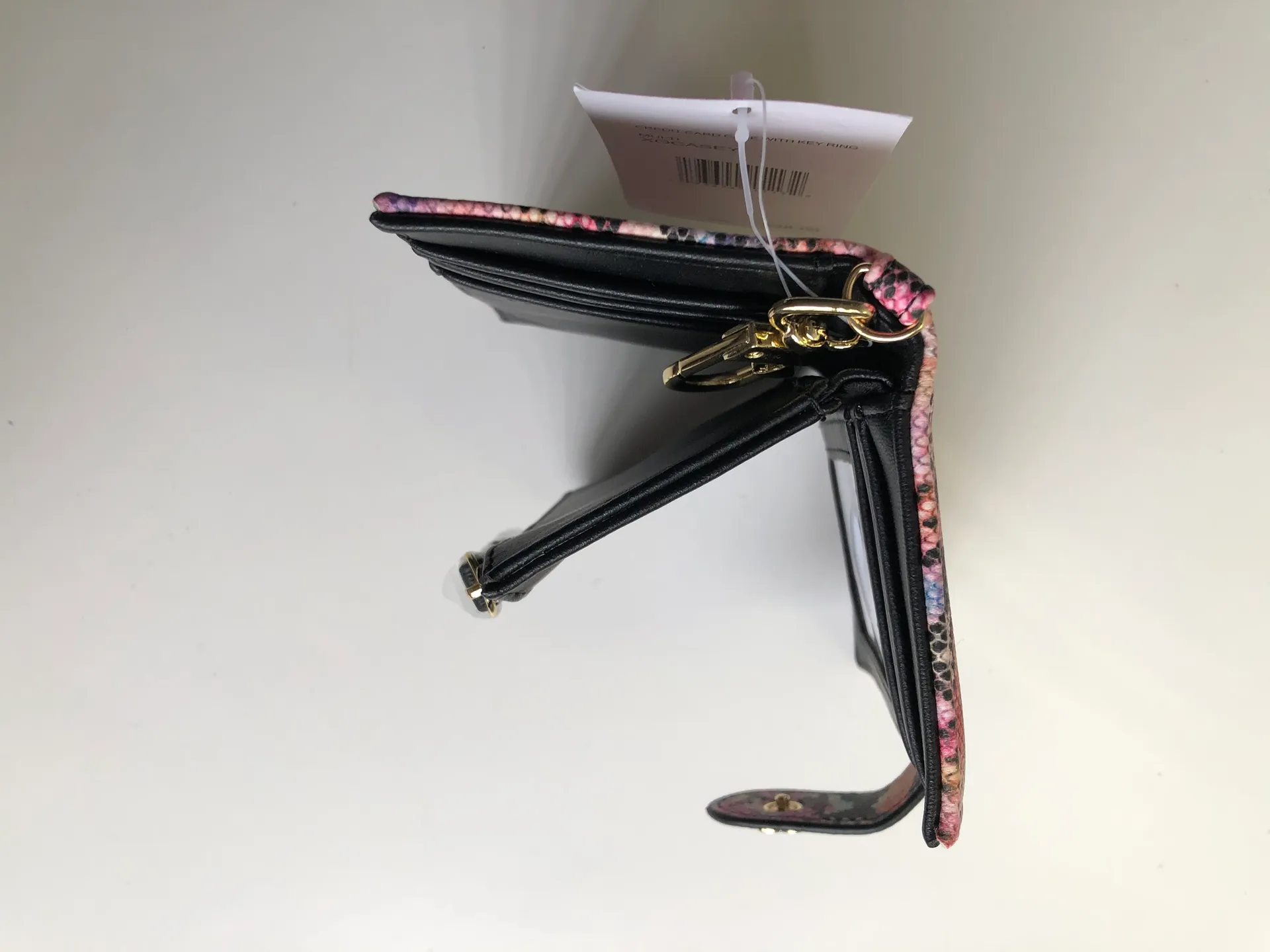 🆕Python snake Print Bifold Wallet With Keyclip - Image 6