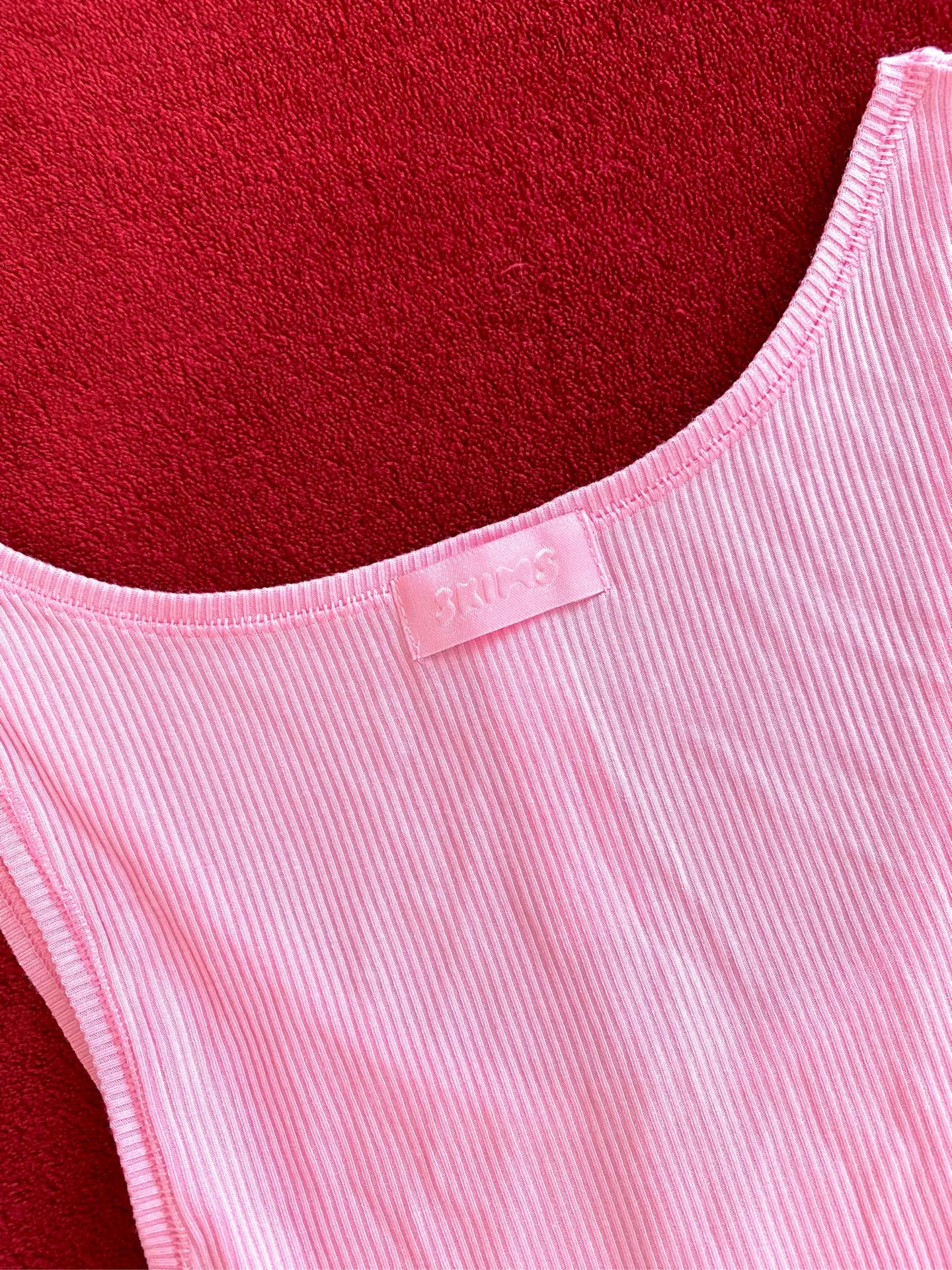 soft lounge tank in bubble gum size XS - Image 4