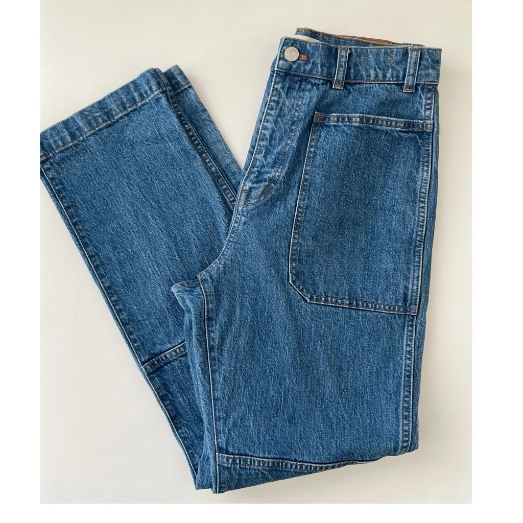 Madewell 90s Straight Utility Jeans 28 - Image 5